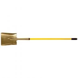 Ampco Safety Tools 5ft-1in Square Point Shovel with Fiberglass Handle 065-S-82FG