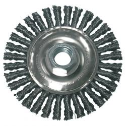 Anchor Brand Stringer Bead Wheel Brushes 6in x 3/6in 0.02in Stainless Steel 5/8in-11 102-BW-862