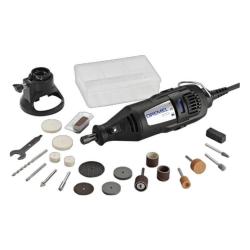 Dremel 200 Series 2 Speed Rotary with Attachment & 21 Assorted Accesories 114-200-1/21