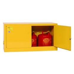 Eagle 33182 15 Gallon Yellow Stackable Safety Cabinet 2 Door 258-ADD15X