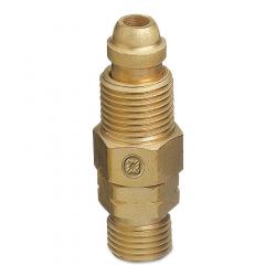 Western Enterprises Inert Arc Hose and Torch Adapter Straight 200psi Brass B-Size 5/8in-18 RH to CGA-022 9/16in-18 RH 312-AW-403