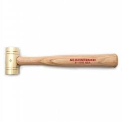 Gearwrench Hammer Brass Hickory Handle 8oz 329-81-110G