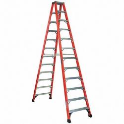Louisville Ladder 12ft 375lb Type 1AA Fiberglass Brute Twin Step Ladder 443-FM1412HD