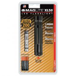 Mag-Lite XL 50 3-Cell AAA Led Blister Pack Black 459-XL50-S3016