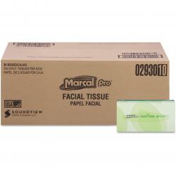 Marcal Paper C-luff Out Facial Tissue 100 2-Ply Tissues 30 Boxes/Cases 709-2930