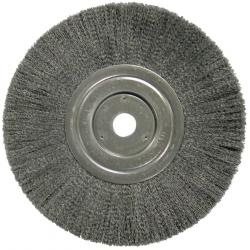 Weilier 8in Narrow Crimped Wire Wheel .014 with 3/4in 804-01178