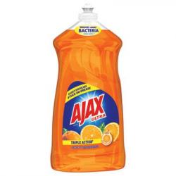 Ajax Ultra - Triple Action Antibacterial Liquid Dish Detergent, Orange, 52oz/Bottle, 6 Bottles/Carton CPC49860CT