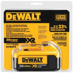 Dewalt 20v Max 4.0ah Battery with Fuel Gauge DCB204