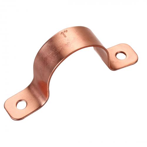 1/8in Copper 2-Hole Strap N/A