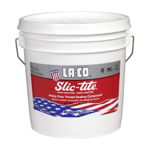 LA-CO Slic-Tite Paste with Teflon/PTFE Gallon Pail 4 Gallon/Case 434-42014 *