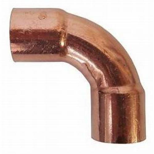 3/8in Copper Long Raduis 90 Elbow 500L  107-E