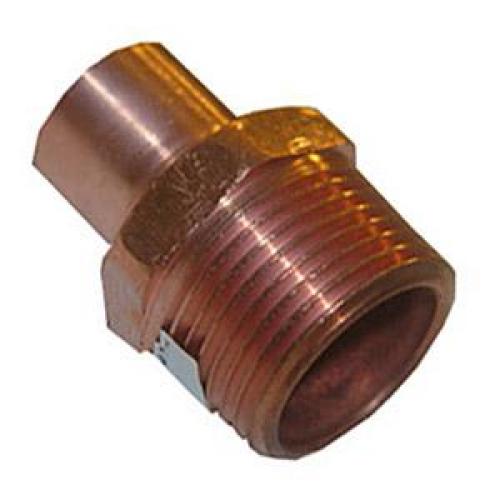 1in x 1-1/2in Copper x MIP Male Adapter  104R-MR