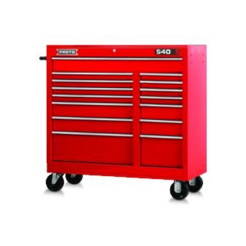 Proto 540SS 41in Workstation  15 Drawer, Red J544142-15RD