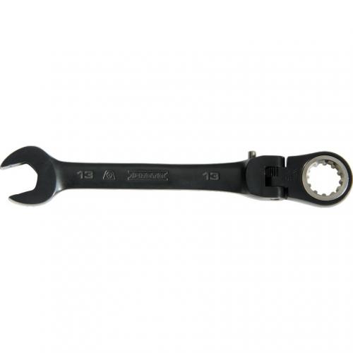 Proto Black Chrome Combination Locking Flex-Head Ratcheting Wrench 8 mm - Spline JSCVM08F