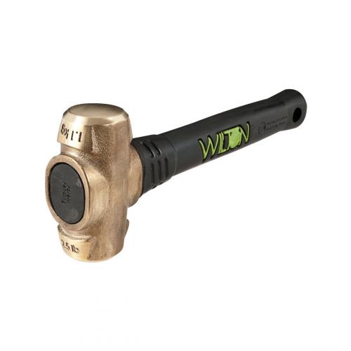 Wilton 2-1/2lb Brass Hammer with Safety Handle 90212