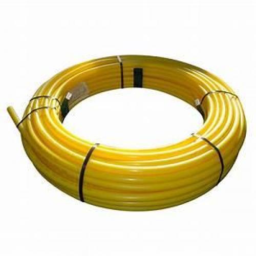 1in x 500ft CTS 0.099W 1-1/8in OD PE-2708 Gas Pipe Yellow ASTM D 2513