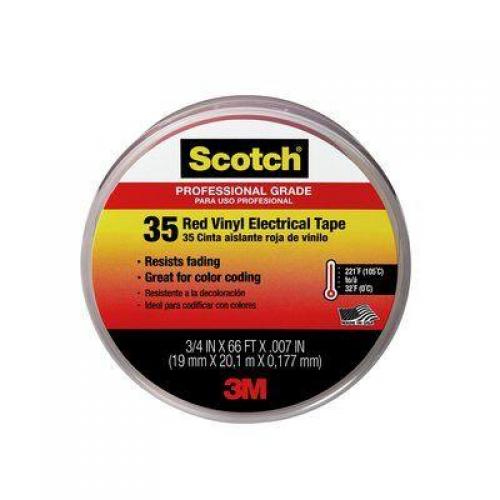 3M 35 Tape 3/4in x 66ft Red
