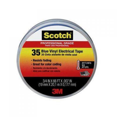 3M 35 Tape 3/4in x 66ft Blue
