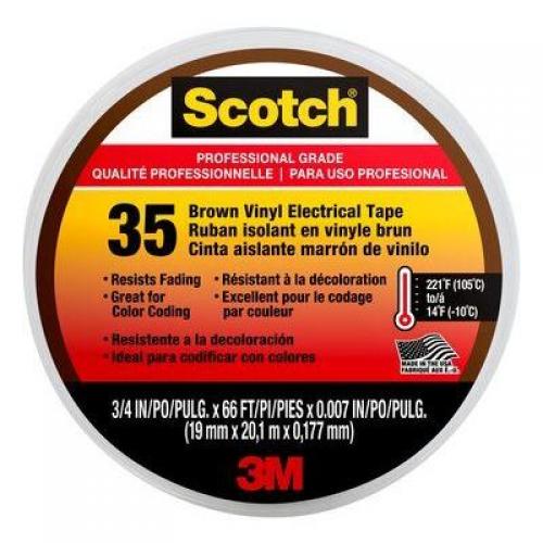 3M 35 Tape 3/4in x 66ft Brown