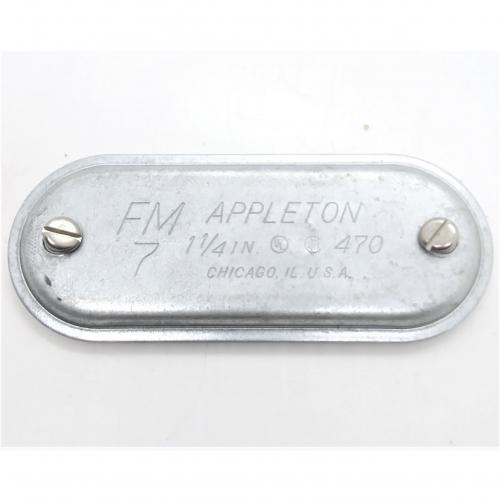 Appleton APP470 1-1/4in FM7 Steel Cover
