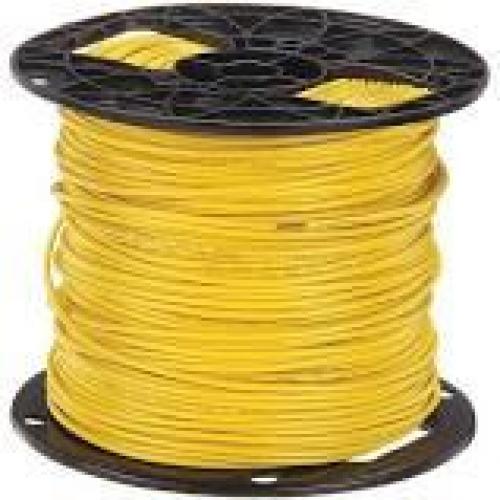 14 Machine Tool Wire Stranded Yellow 500ft/Roll