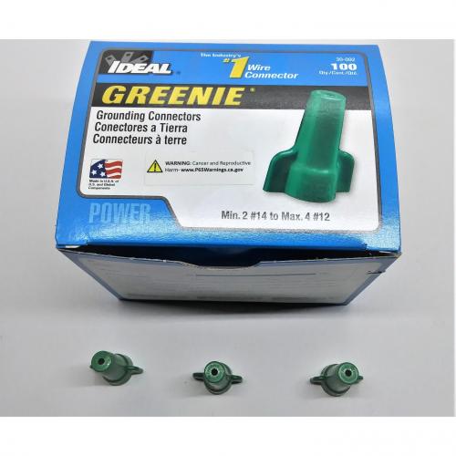 Ideal Greenie Grounding Wire Nut Connector 92 100/Box 30-092 *
