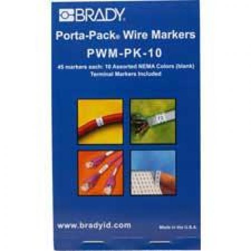 Brady PWM-PK-10 Assorted Colors