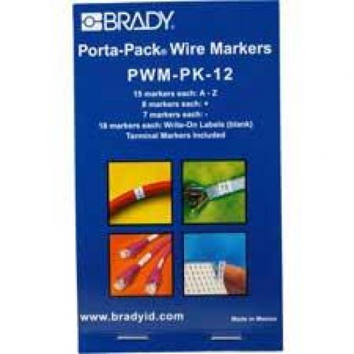 Brady PWM-PK-12 A-Z + - Blanks
