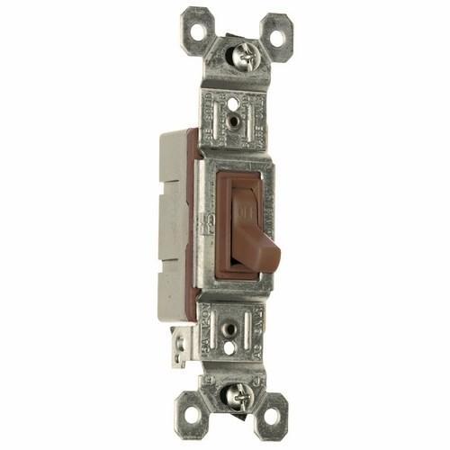 Pass and Seymour 660G 15a Trademaster Single Pole Toggle Swtich 120v Brown  660-G *