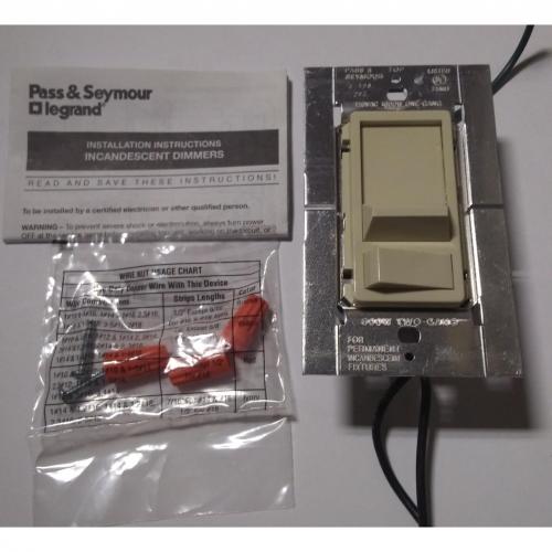 Pass and Seymour 1000w Slide Dimmer 91180I N/A
