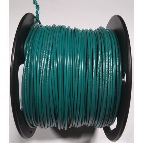 18 Machine Tool Wire Stranded Green Wire 500ft/Roll