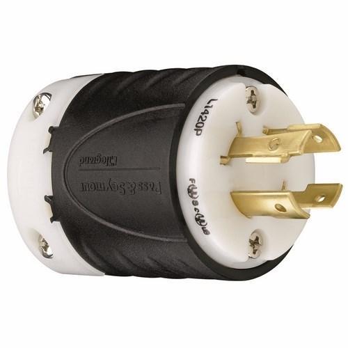 Pass and Seymour L1420P 20a Turnlok Plug 4-Wire 125v/250v L1420-P