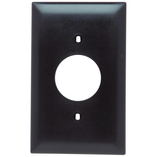 Pass and Seymour 1-Gang Single Receptacle Cover Plate Brown TP7