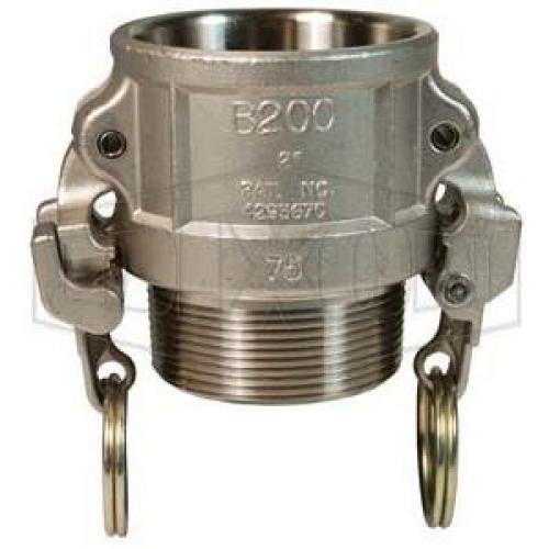Dixon 4in Female Cam and Groove Fitting and Groove Fitting x MIP 316SS RB400EZ