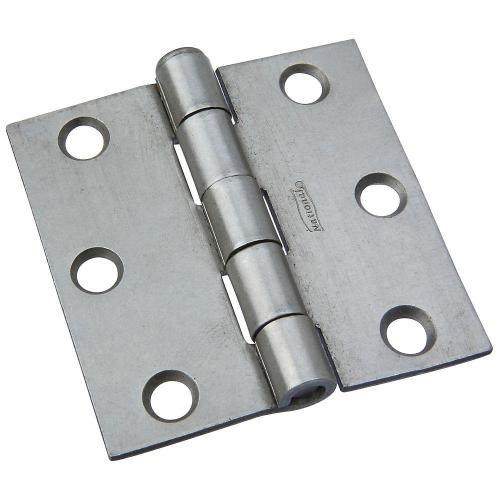 National 504BC 3in Butt Hinge Plain Steel Removable Pin N139-832