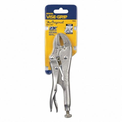Irwin Vise-Grip 7in Curved Jaw Locking Pliers with Wire Cutter1-1/2in Jaw Capacity 586-7WR-3