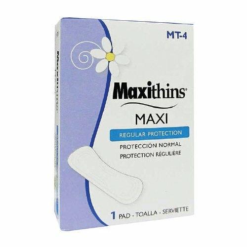 MT-4 Vending Machine Maxithin Maxi Pads Fold in #4 Box -  21663