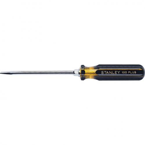 Stanley 1/4in x 4in Slotted Round Shank Screwdriver 66-164-A