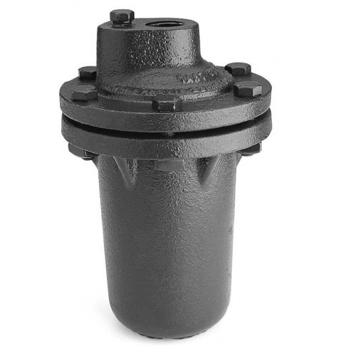 Armstrong 213 3/4in NPT 3/8in Orifice 30lb Cast Iron Inverted Bucket Trap, Bottom Inlet - Top Outlet D500580