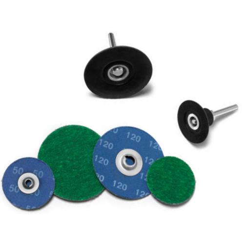 Random 13056 2in 120 Grit Green Zironcia Twist-On Disc Type S Metal Button 100/Box