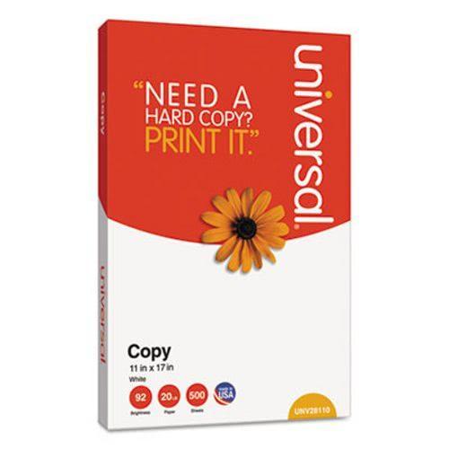 Universal Copy Paper 92 Brightness Ledger 11in x 17in - 500 Sheets/Ream 5 Reams/Case UNV28110