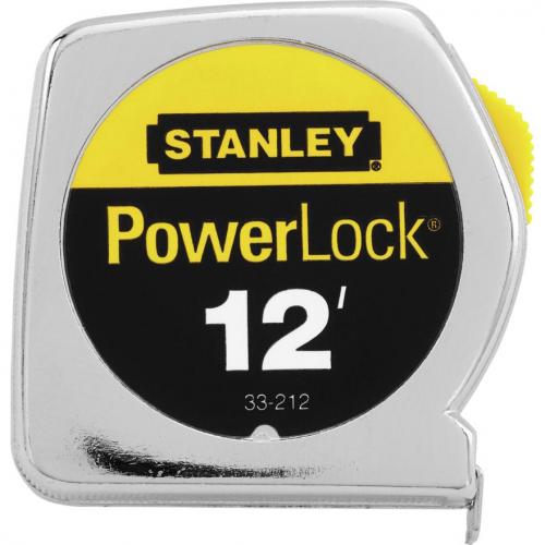 Stanley Powerlock 1/2in x 12ft Tape Measure 33-212