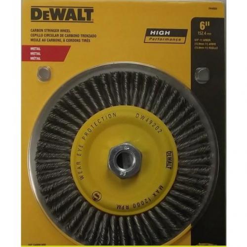 Dewalt 6in Wiire Wheel Stringer Bead Knotted DW49202B