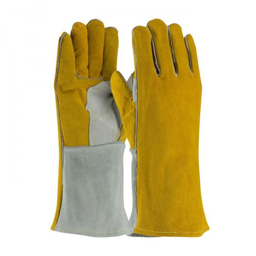 PIP Wing Thumb Superior Side Split Cowhide Leather Stick Welding Gloves 73-7150 (Replaces 021NT, 023NT, 52W Welder Gloves)