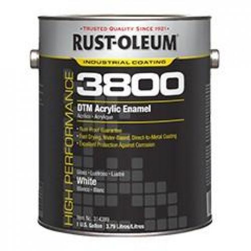 Rust-Oleum 314409 3800 Safety Yellow DTM Acrylic Enamal Paint - 1 Gallon (Replaces 5244402)