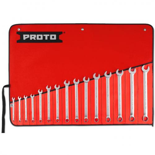 Proto 7mm to 21mm 15 Piece Metric Combination Wrench Set 12-Point J1200F-MASD