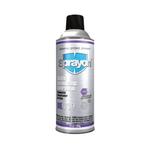 Sprayon WL739 Silver Galvanizing Compound 14oz SC0739000