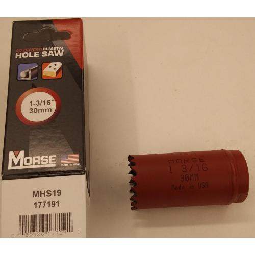 Morse 1-3/16in Hole Saw AV19