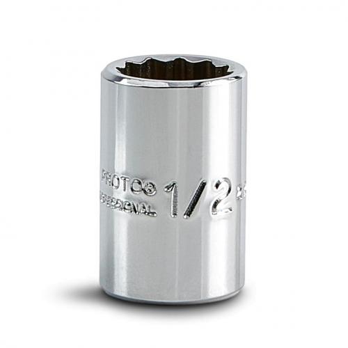 Proto 1/2in Shallow Socket 12-Point 3/8in Drive J5216