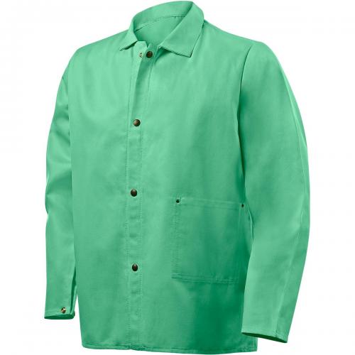 Steiner 2X-Large 9oz FR Cotton Welding Jacket 30in Green 1030-2X (Replaces 39030XXLMG)